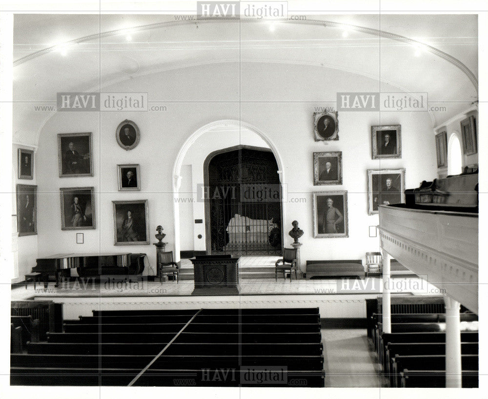 1961 Press Photo Lee Chapel University - Historic Images