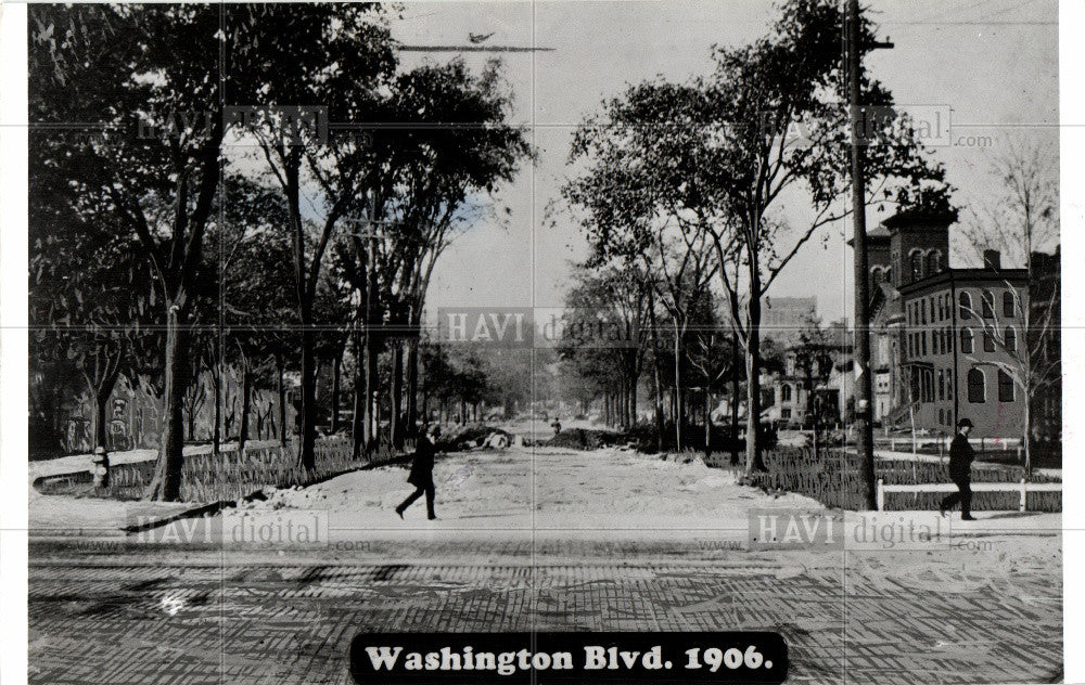 1976 Press Photo Washington Boulevard Historic 1906 - Historic Images