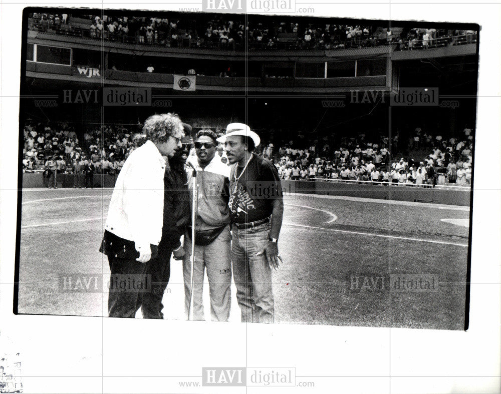 1990 Press Photo Detroit band Was (Not Was) - Historic Images