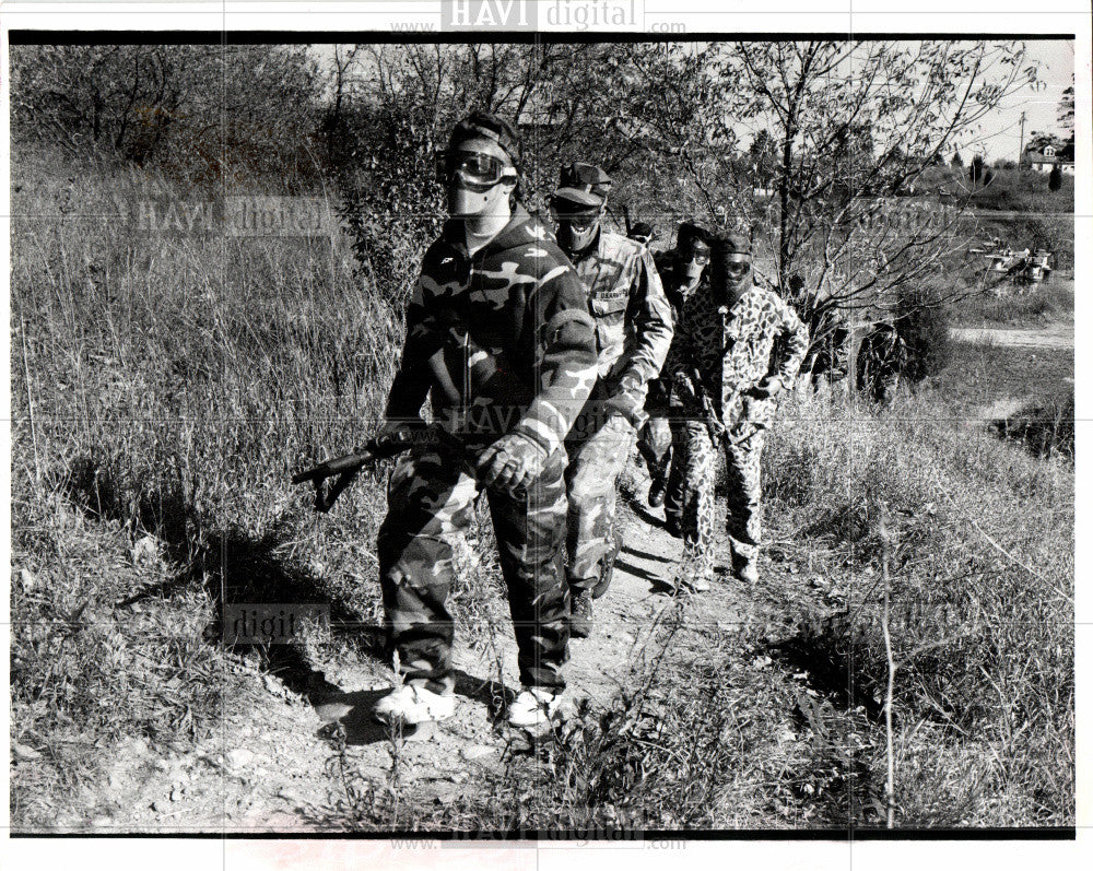 1990 Press Photo WAR GAMES - Historic Images