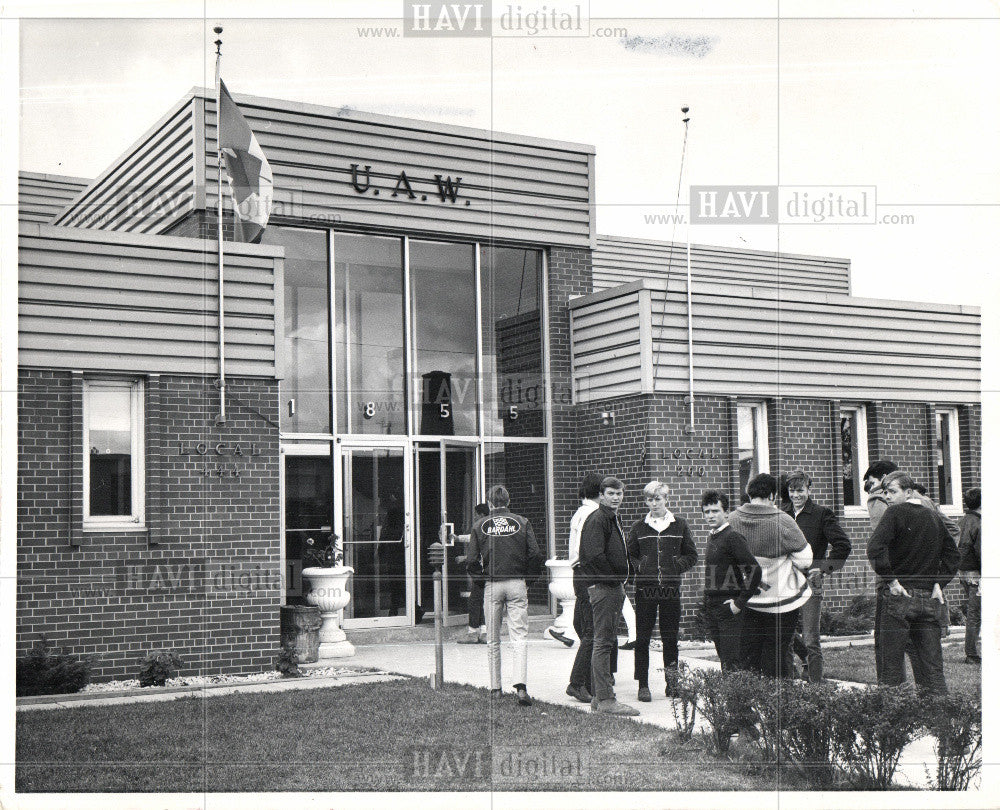 1968 Press Photo Windsor city Canada Ontario - Historic Images