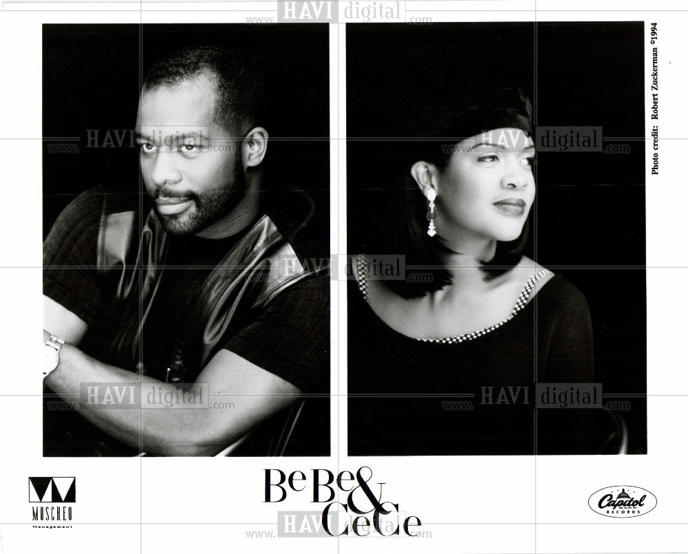 Press Photo BeBe &amp; CeCe - Historic Images