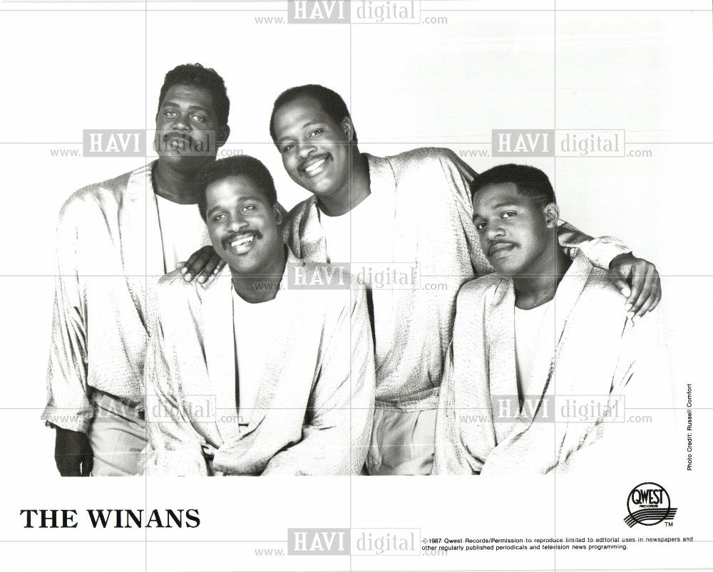 Press Photo The Winans - American Gospel music - Historic Images
