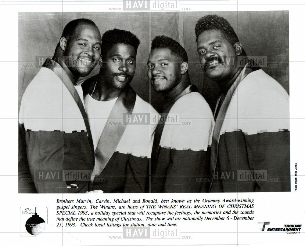 1994 Press Photo The Winans Detroit music group - Historic Images