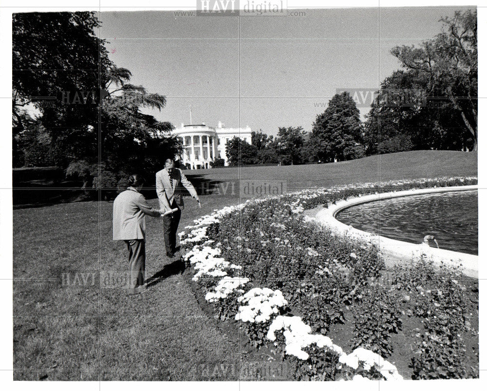 Press Photo White house-garden - Historic Images