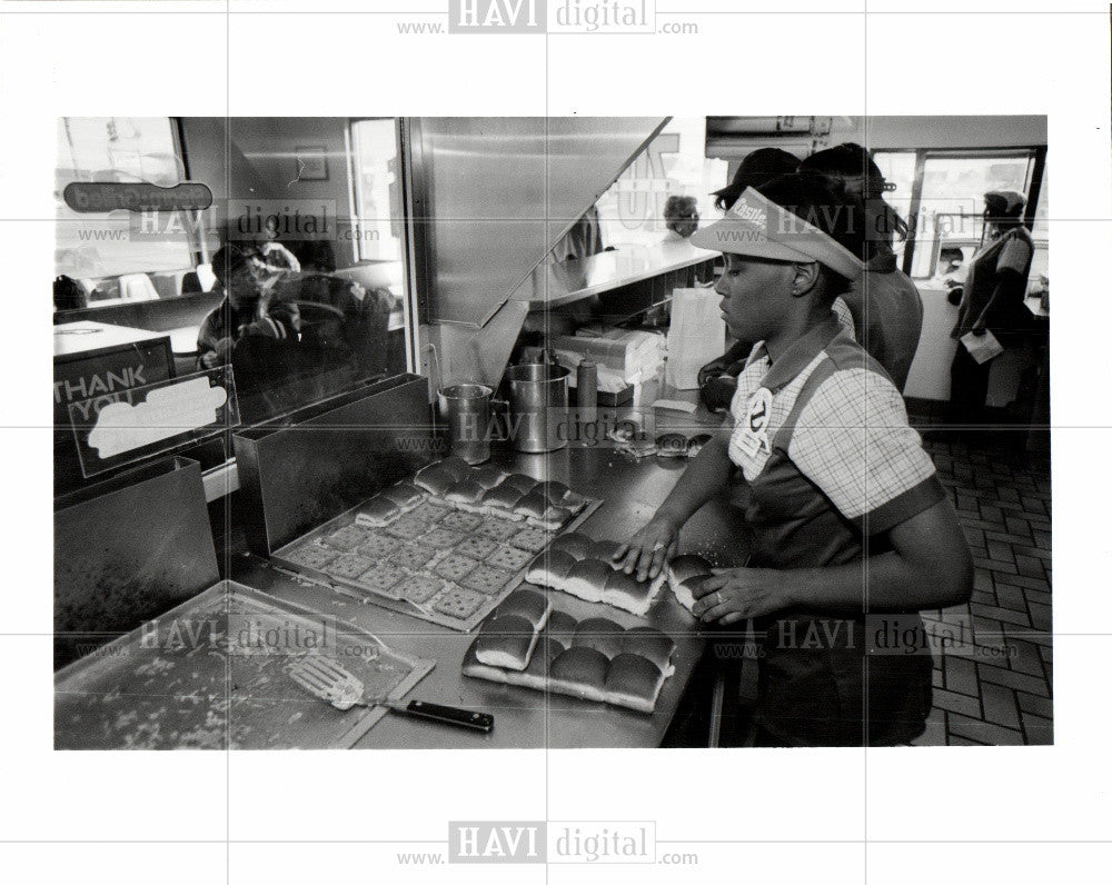 1991 Press Photo Tamika Wright - Historic Images