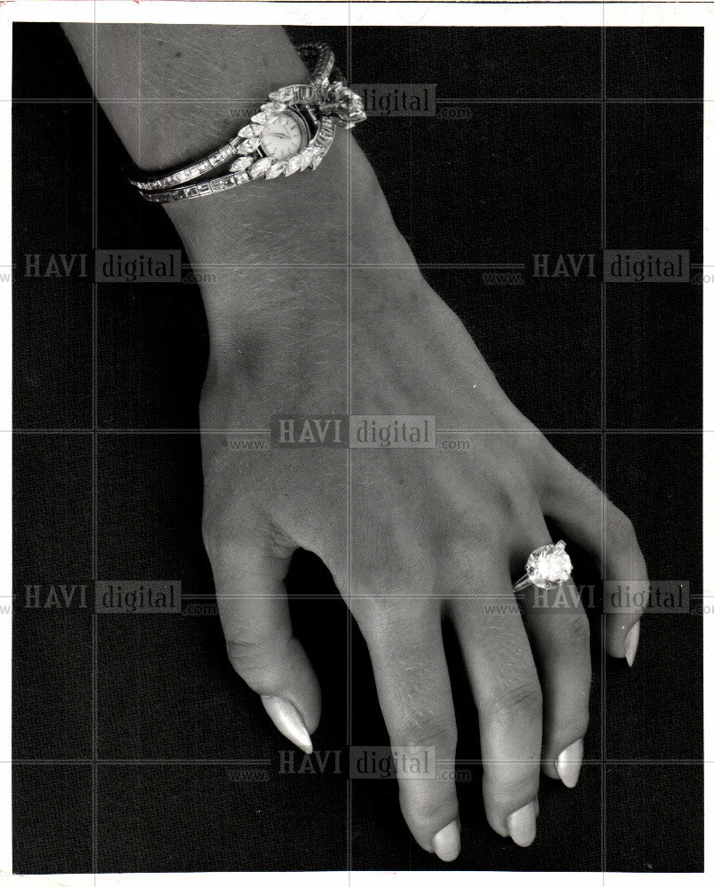 1967 Press Photo swiss watch bracelet jewelry - Historic Images