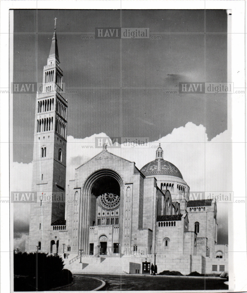 1959 Press Photo Largest roman catholic church in U.S. - Historic Images