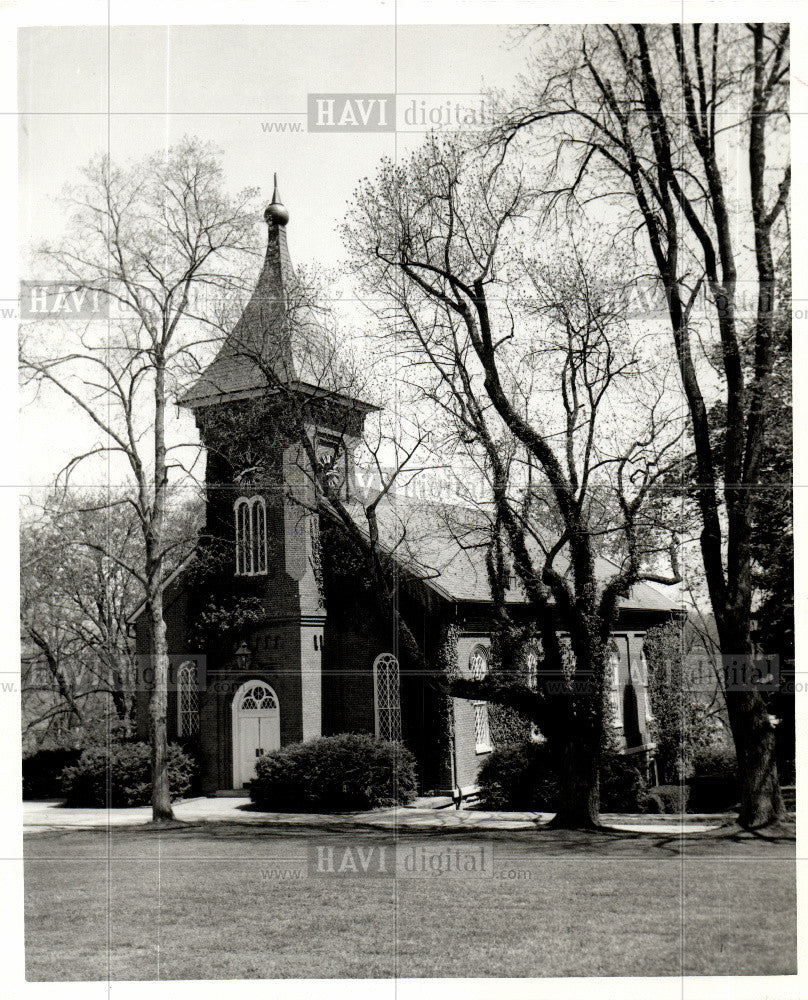 1961 Press Photo General Robert E. Lee Chapel Lexington - Historic Images