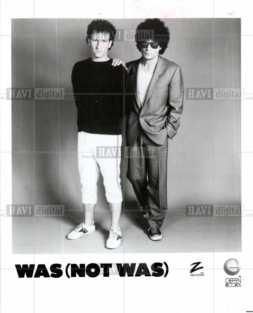 1984 Press Photo WAS (NOT WAS) ENTERTAINERS - Historic Images