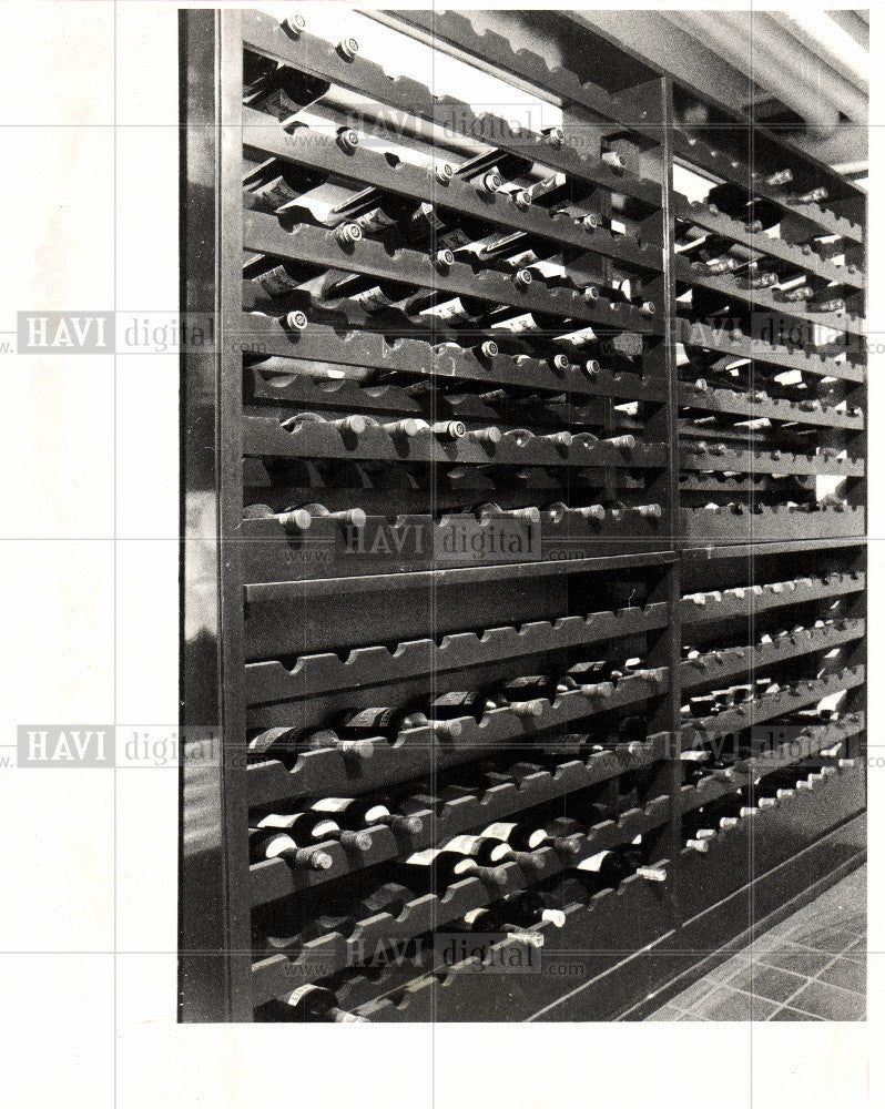 1986 Press Photo Wine cellar,Ford Mansion, - Historic Images
