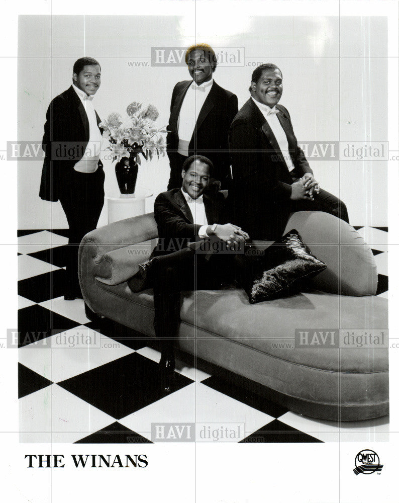 1990 Press Photo The Winans Detroit music group - Historic Images