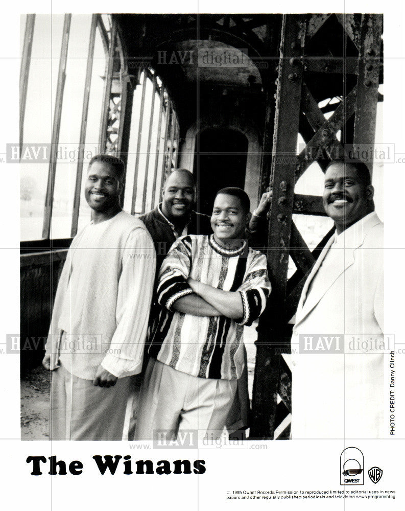 Press Photo The Winans, Marvin, Carvin, Michael - Historic Images