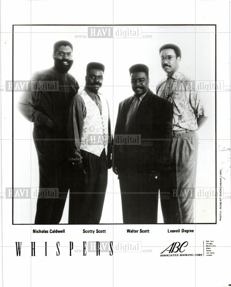 1993 Press Photo WHISPERS R&amp;B-dance vocal Los Angeles - Historic Images