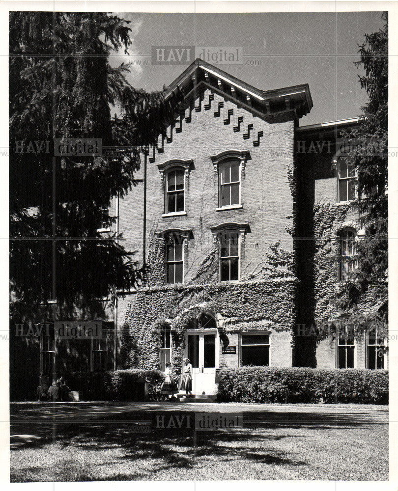 1957 Press Photo ADRIAN COLLEGE  liberal arts college - Historic Images