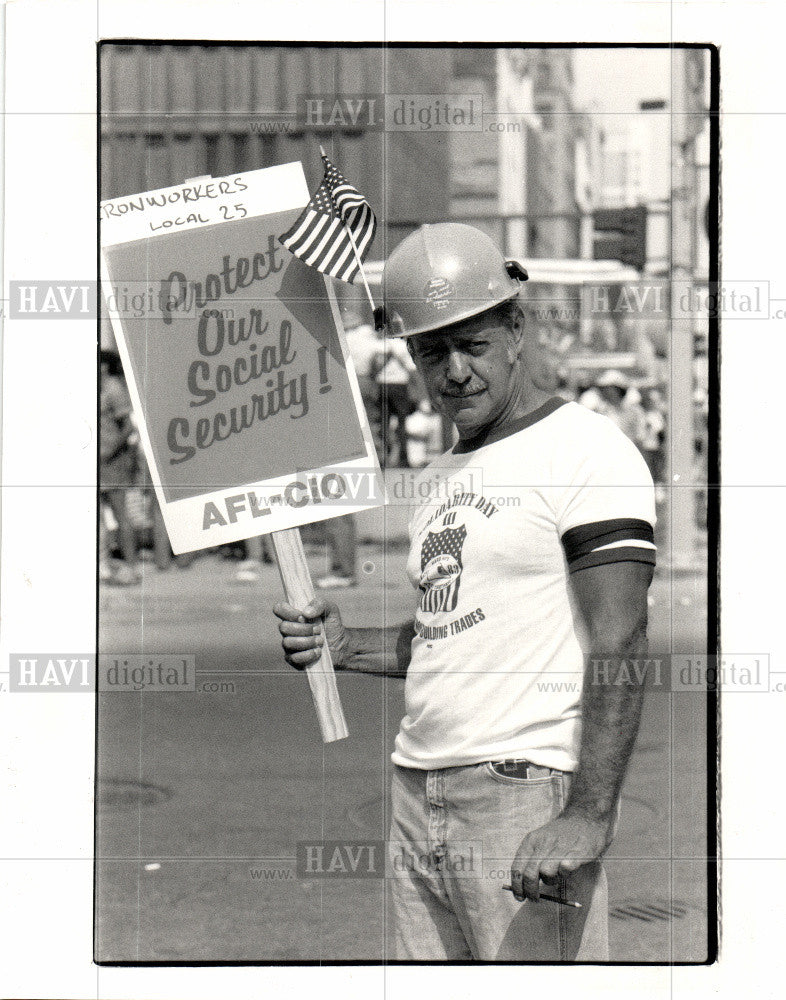 1983 Press Photo AFL -CIO - Historic Images