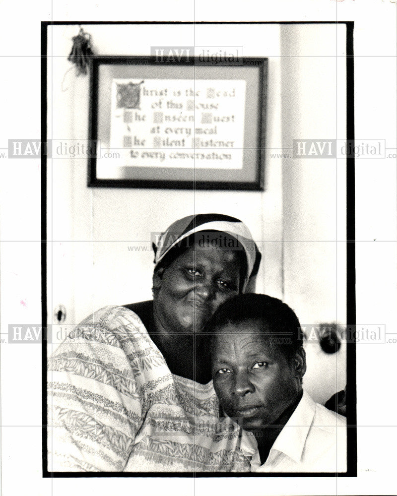 1987 Press Photo Lephinah  Aiken Zondo - Historic Images