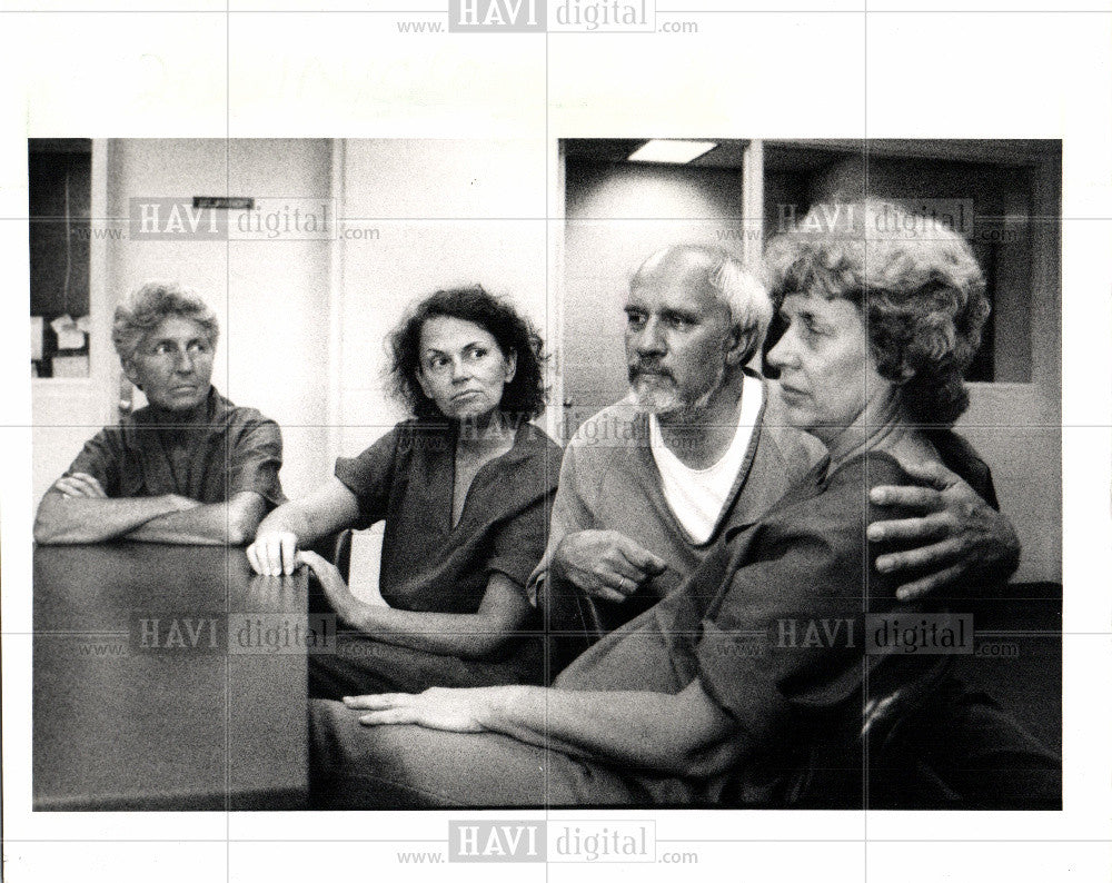 1989 Press Photo anti-abortion,protesters,Ann Arbor - Historic Images