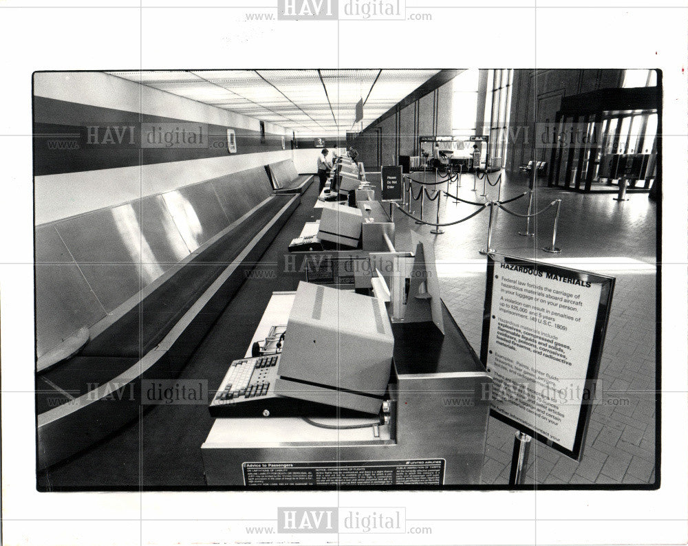 1981 Press Photo Air Traffic - Historic Images