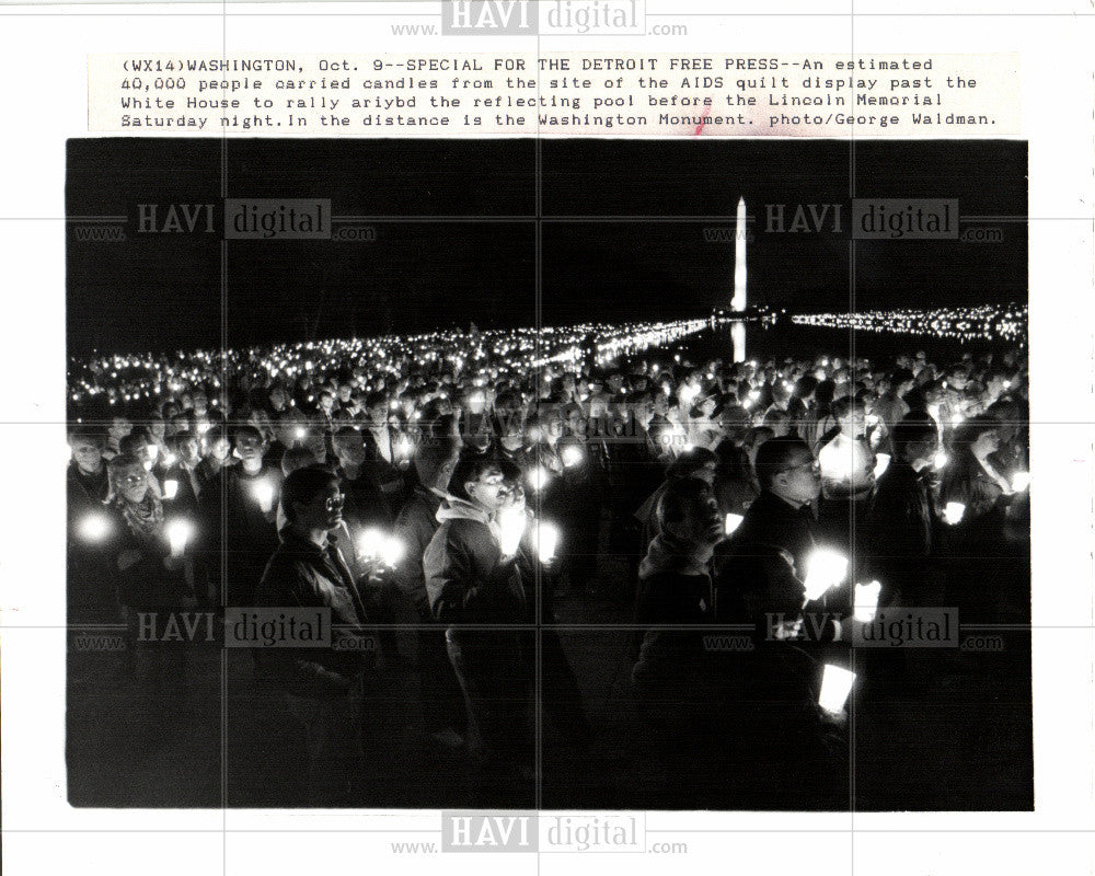 1988 Press Photo Lincoln Memorial - Historic Images