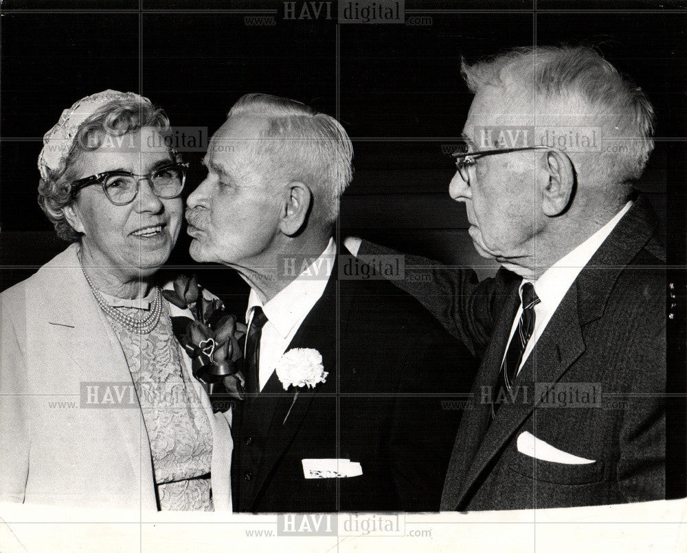 1964 Press Photo Wedding, Elderly - Historic Images