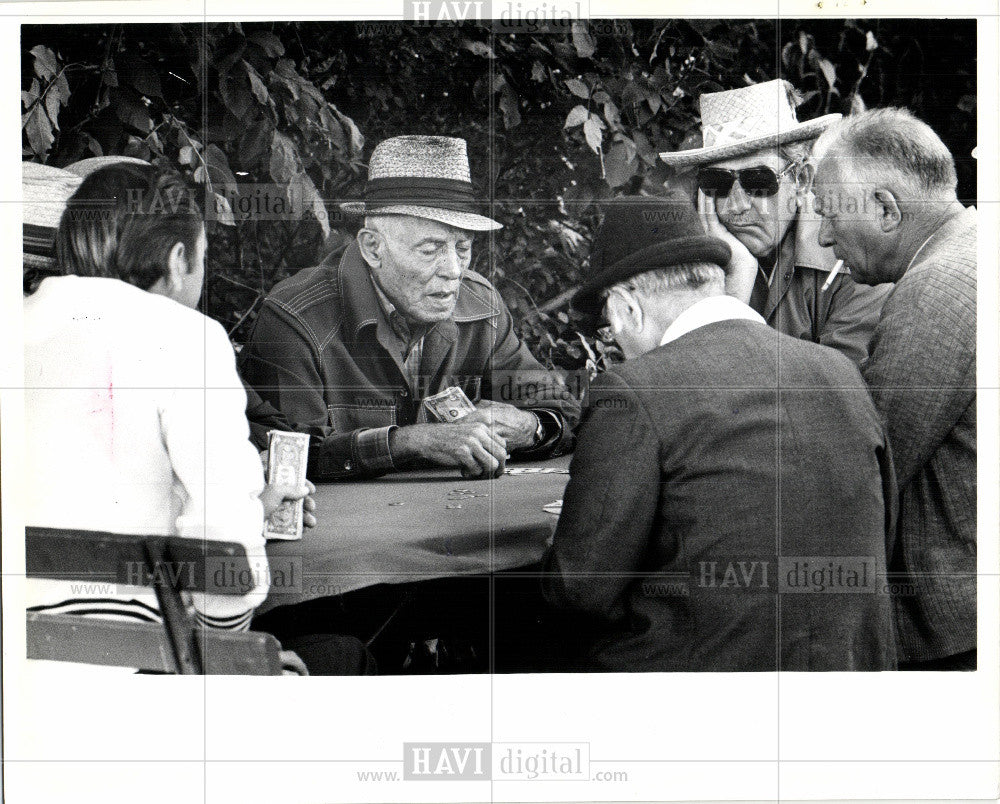 1979 Press Photo William Alechie Polcer at Bella Isle - Historic Images