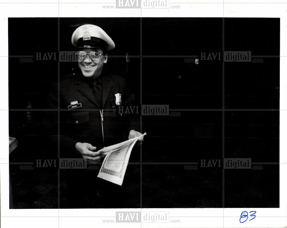 1990 Press Photo John Jenkins Affirmative Action Police - Historic Images