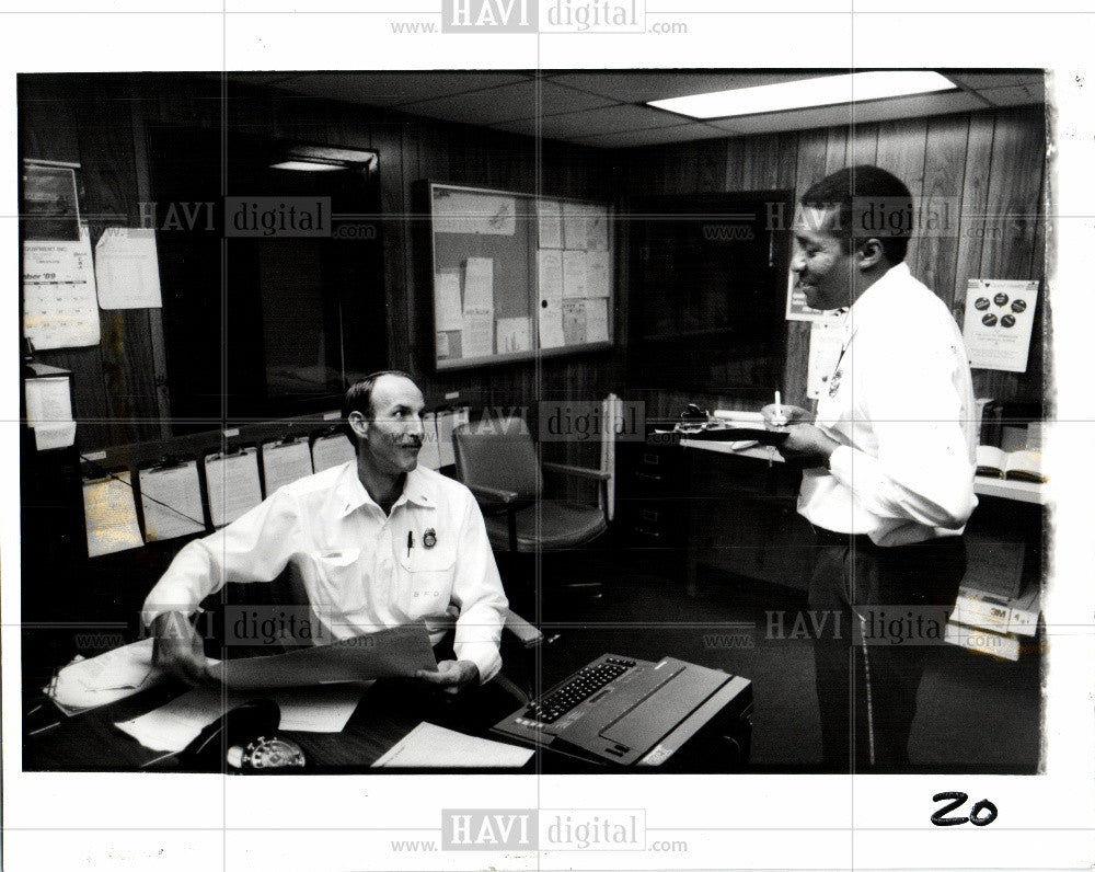 1990 Press Photo Tony Jackson, Robert Wilks - Historic Images