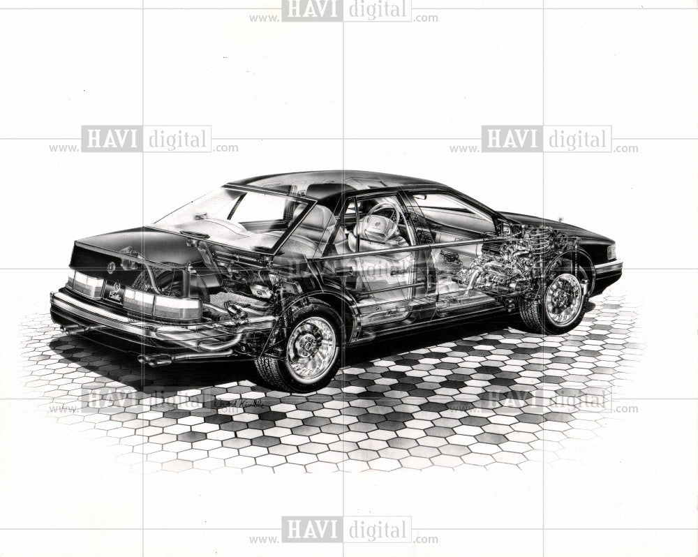 1991 Press Photo automobile advertising - Historic Images