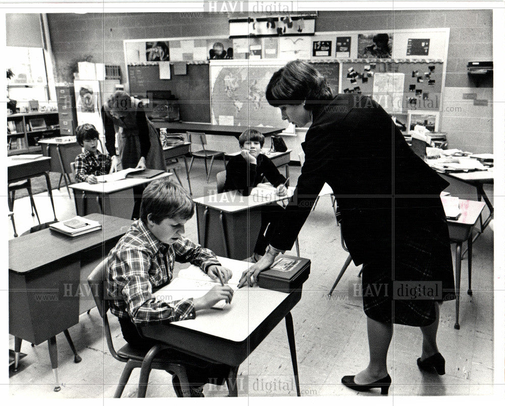 1981 Press Photo THE ADENTURE SCHOOL. - Historic Images