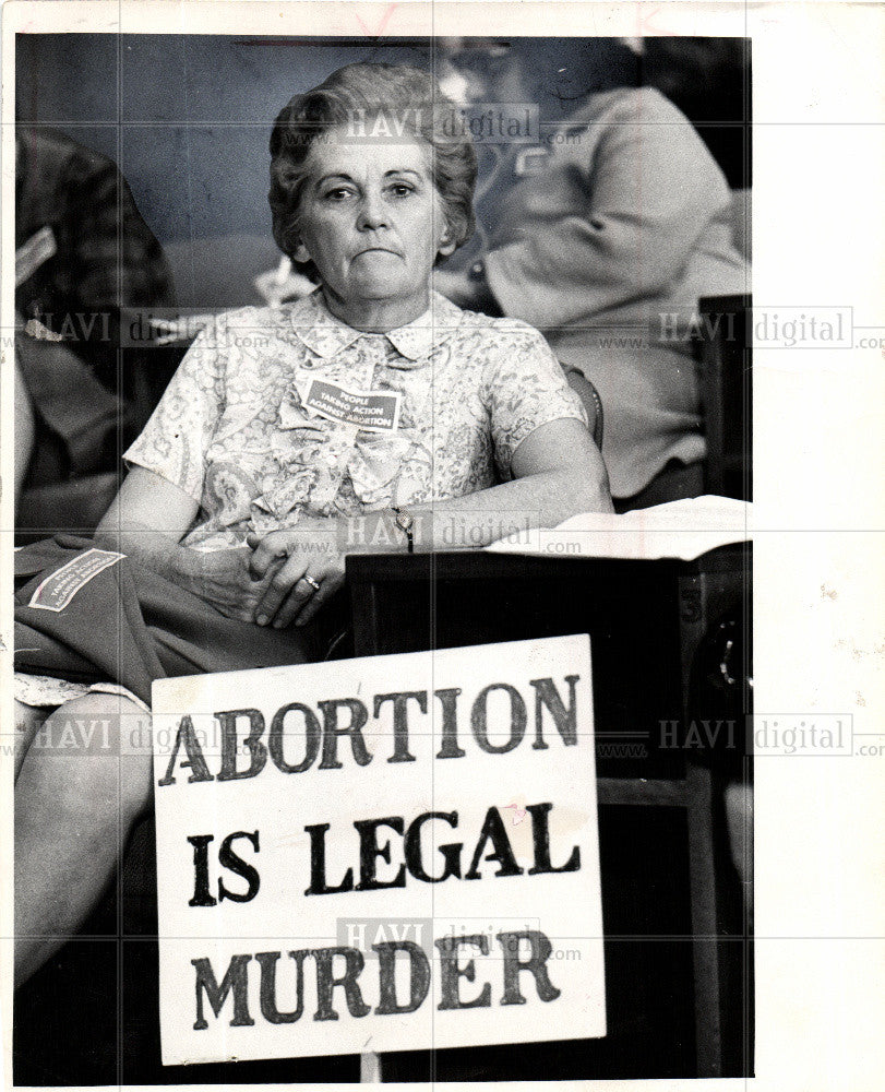 1971 Press Photo liberalize abortion law crowd hearing - Historic Images