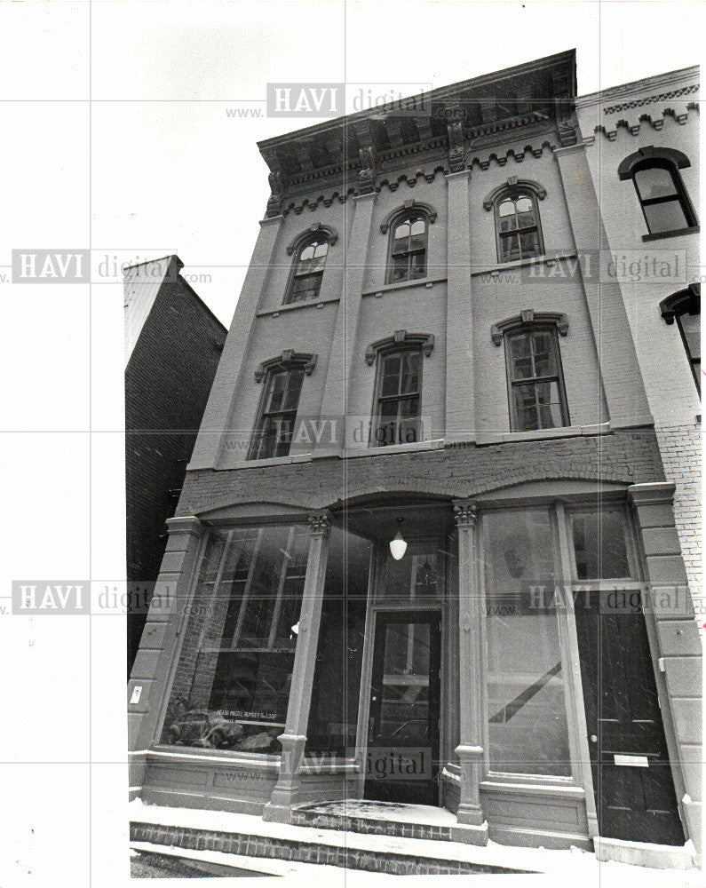 1976 Press Photo Building, Ann Arbor - Historic Images