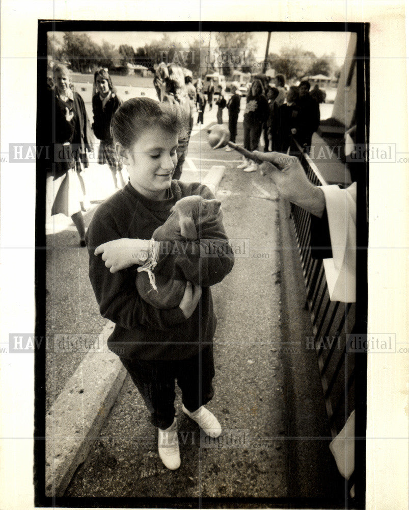 1988 Press Photo St. Sebastian School - Historic Images