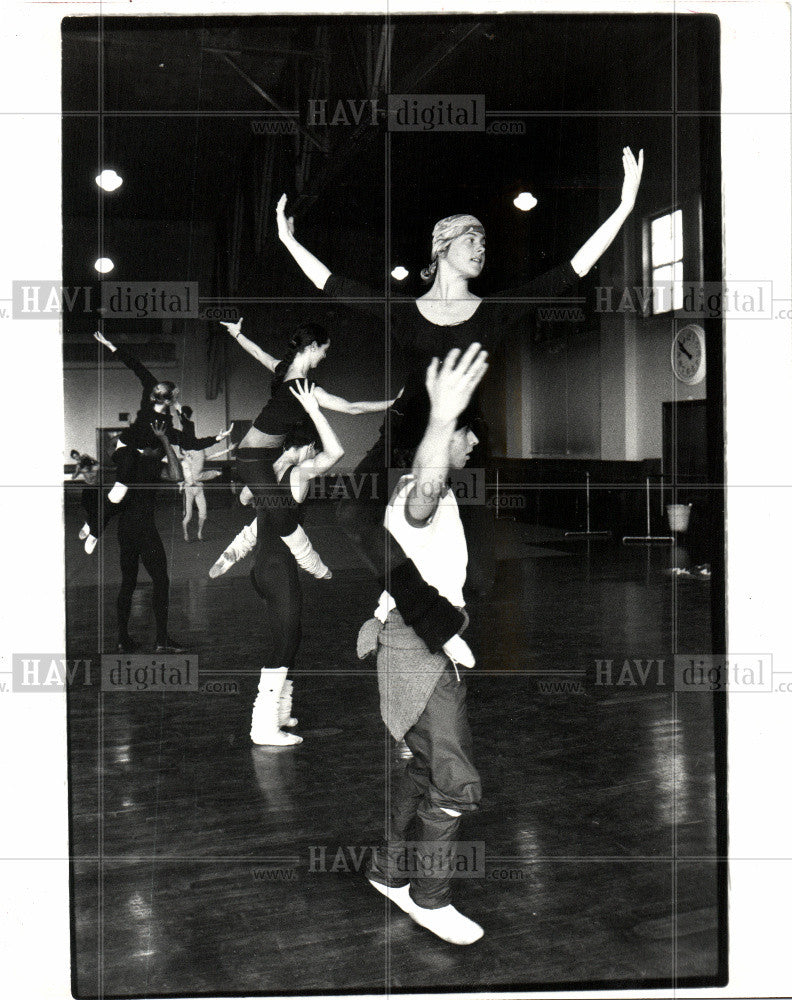 1981 Press Photo American Ballet Masonic Swan Lake - Historic Images