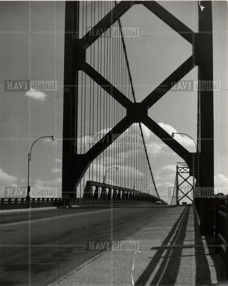 Press Photo AMBASSADOR BRIDGE - Historic Images