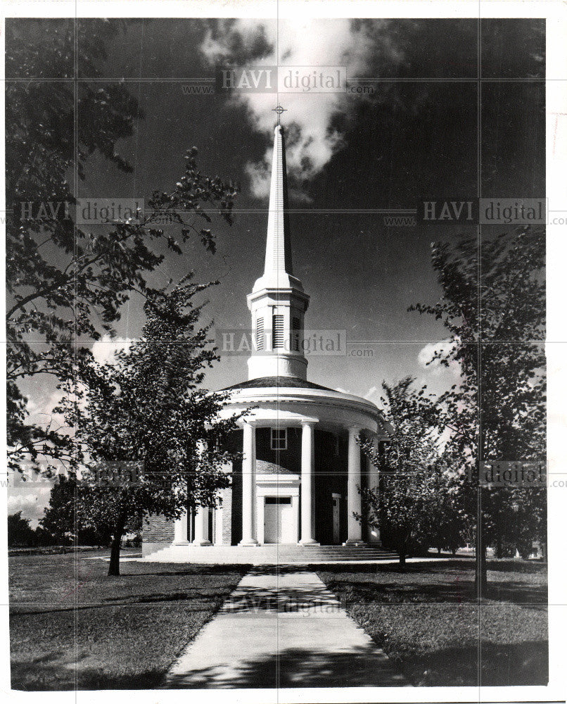 1961 Press Photo Alma College - Historic Images