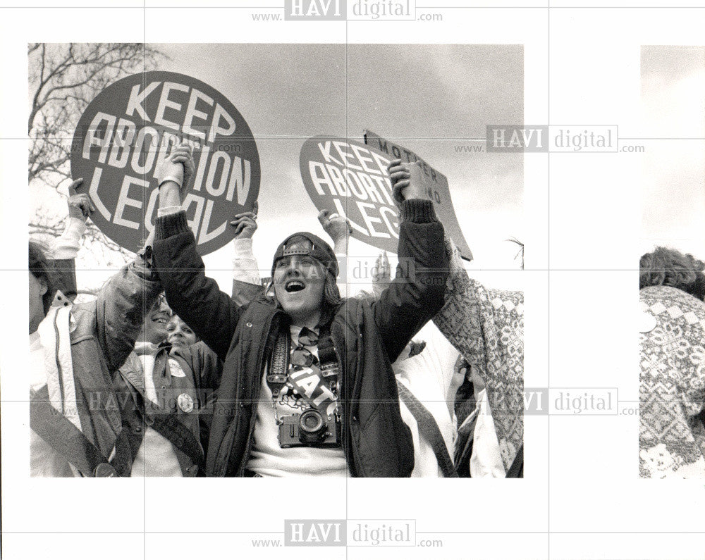 Press Photo American Protest for abortion - Historic Images