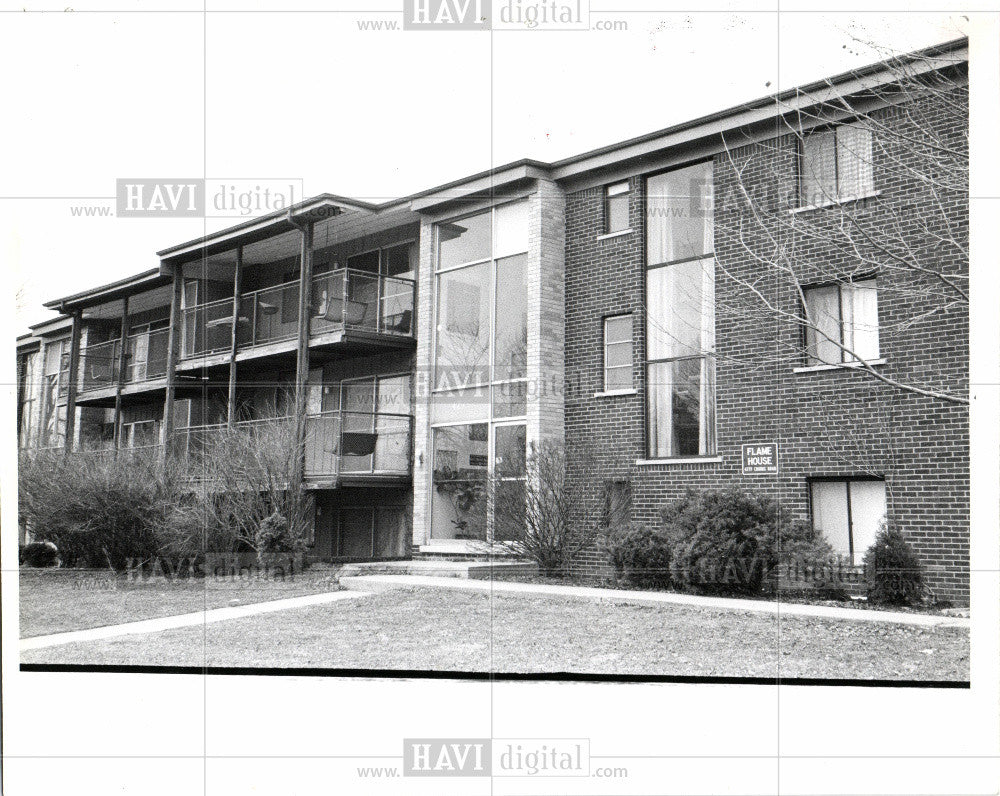 1980 Press Photo Appartment buildings - Historic Images