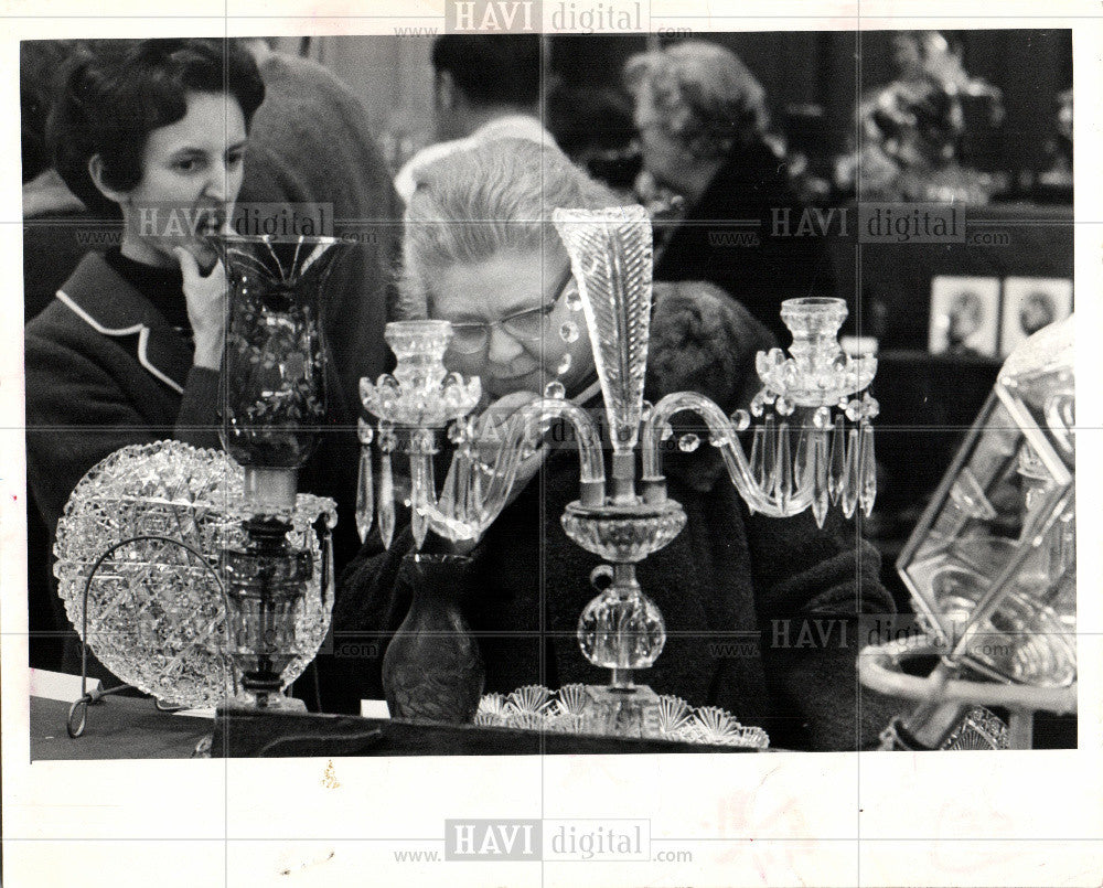 1971 Press Photo Antiques and Antique Shows - Historic Images