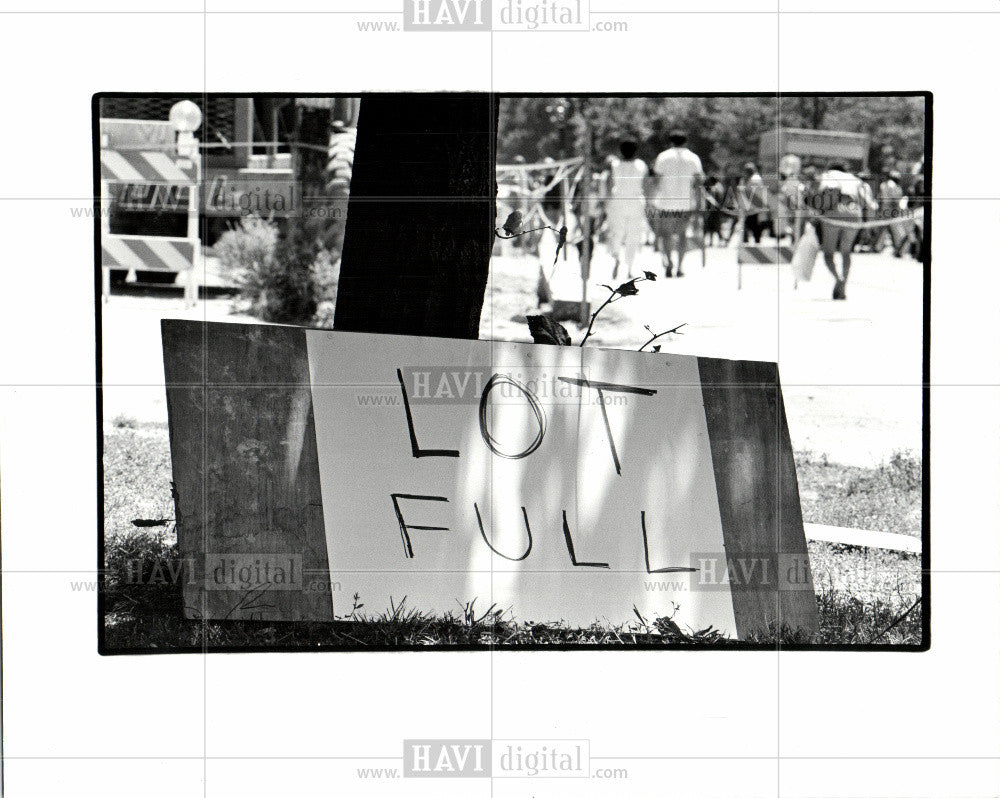 1985 Press Photo Ann Arbor Art Fair - Historic Images