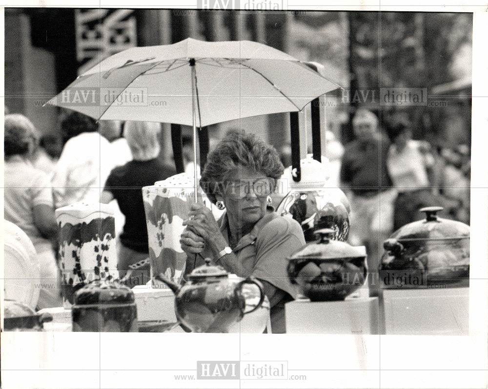 1988 Press Photo NORMA LAYNE WEST BLOOMFIELD TOWNSHIP - Historic Images