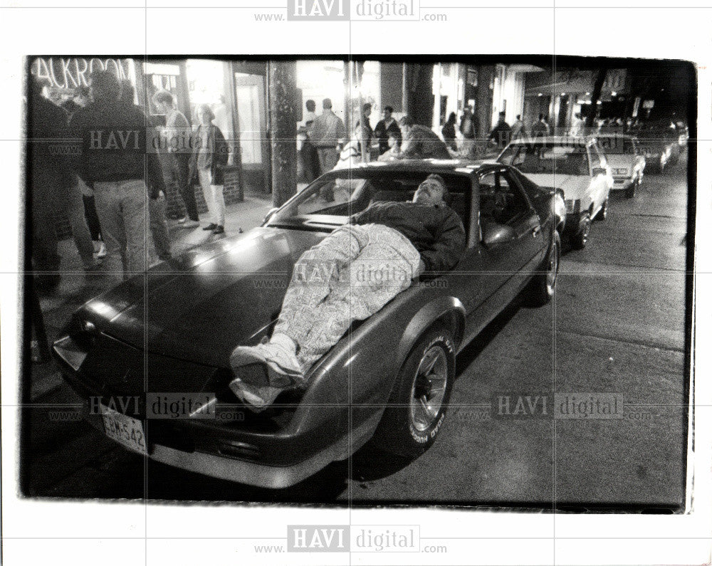 1991 Press Photo Ann Arbor street Michigan - Historic Images