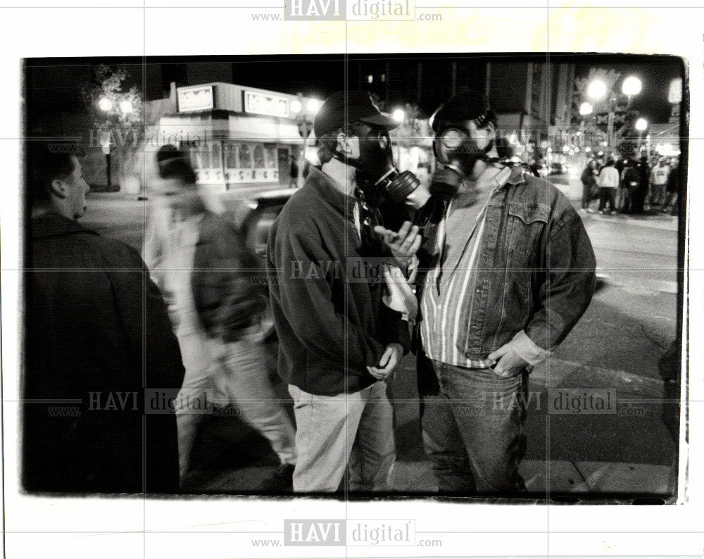 1991 Press Photo Ann Arbor street Michigan - Historic Images