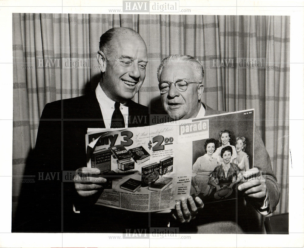 1954 Press Photo Parade "Amos 'N' Amos - Historic Images