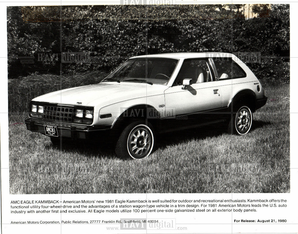 1988 Press Photo AMC Eagle Kammback - Historic Images