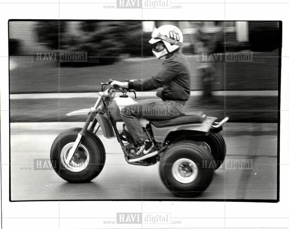 1987 Press Photo All Terrain Vehicle ATVs - Historic Images