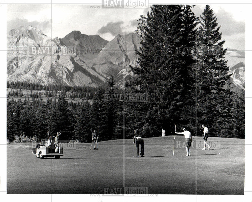 1979 Press Photo Banff Springs, Rocky Mountains,Alberta - Historic Images