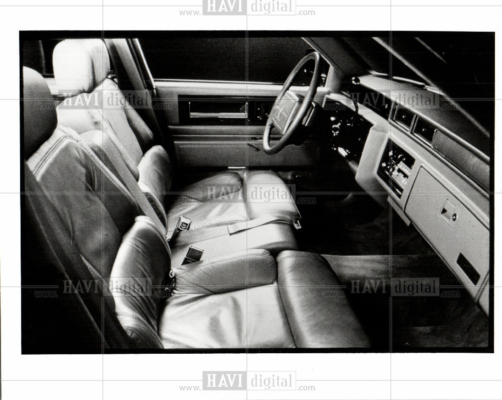 1991 Press Photo automobile dashboard - Historic Images