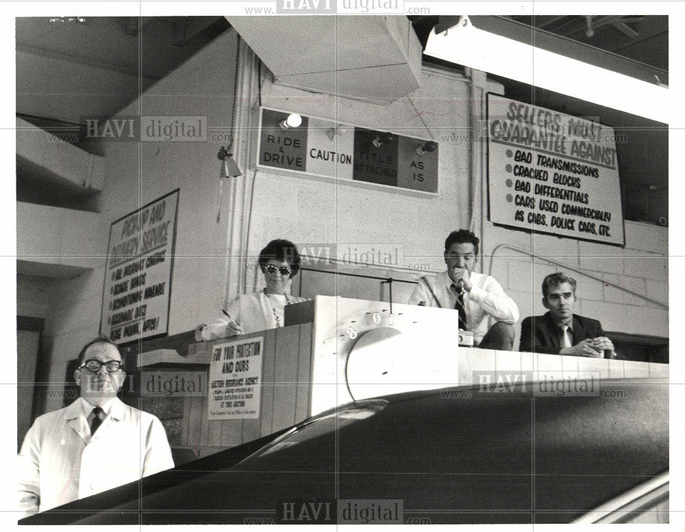 1970 Press Photo Aptco Auto Auction in Melvindale - Historic Images