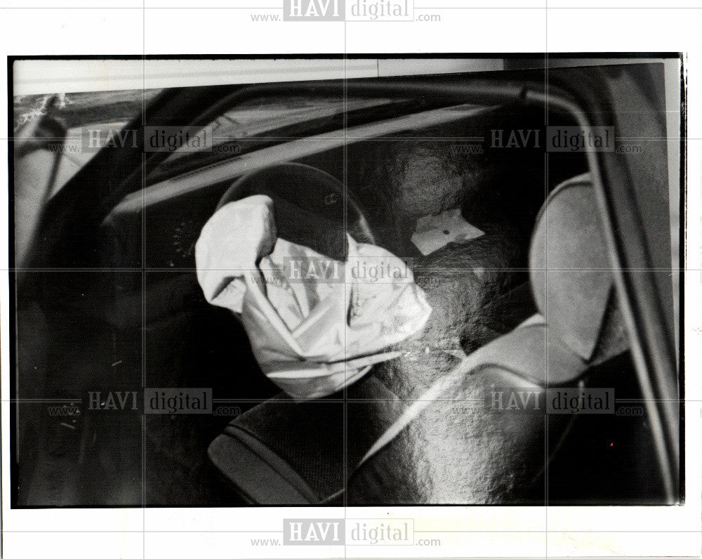 1992 Press Photo automobile air bag - Historic Images